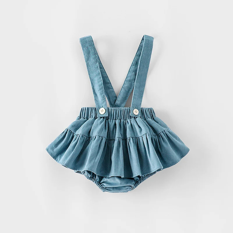 2026 ربيع جديد طفل رضيع فتاة الملابس دعوى طويلة الأكمام القطن قميص مطبوع بلون بذلة الرضع ملابس الطفل مجموعة