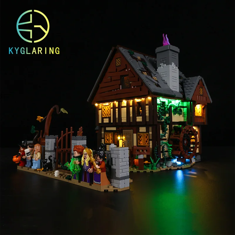 Kyglaring Light Kit for 21341 The Sanderson Sisters\' Cottage Block Model (Not Included Building Blocks)