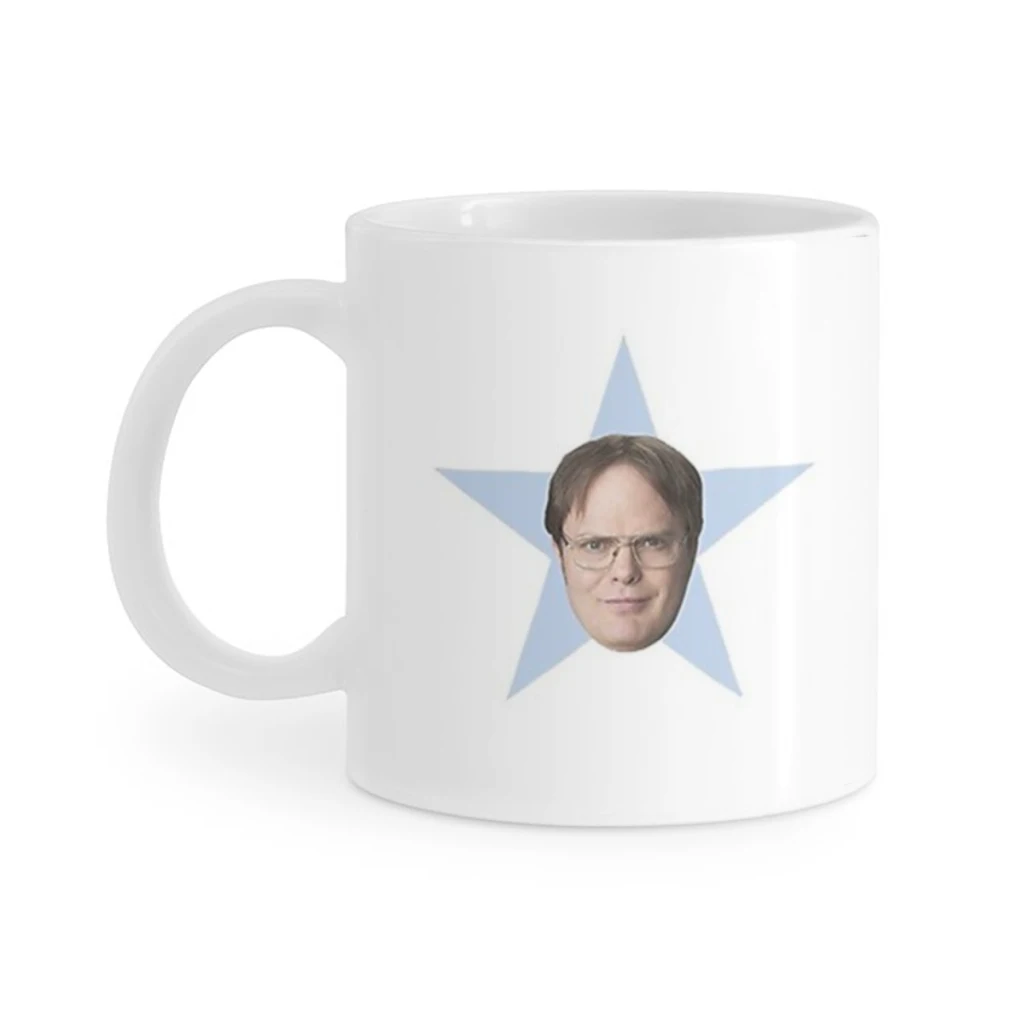

the Office Dwight Star Mug Icon Coffee Milk Cup Mocha Mug 11oz Ceramic Tea Cup Coffee Mug Friends Birthday Gift