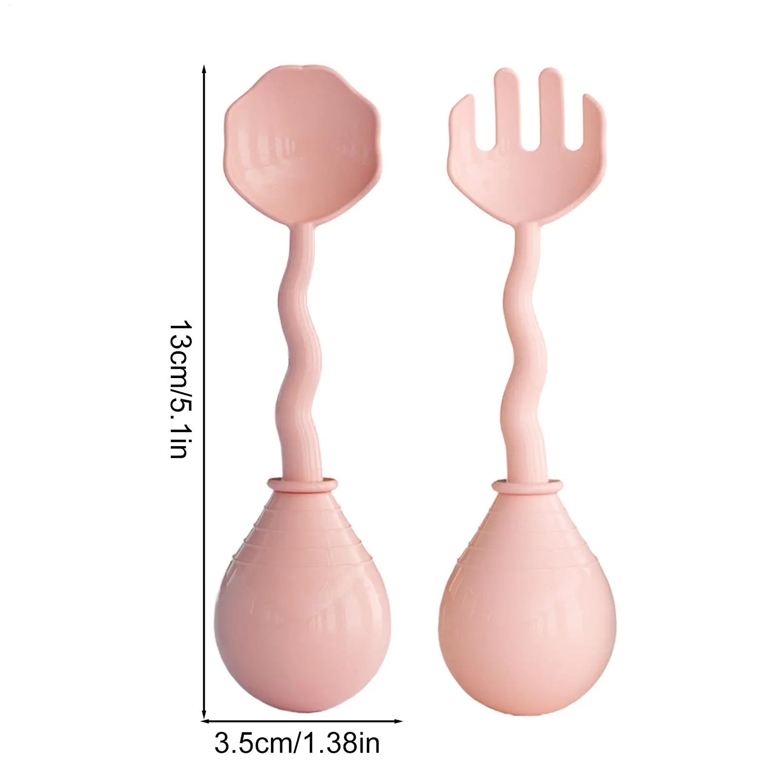 Cucharas para chico, utensilios no pegajosos para niños, utensilios aislados para bebé para la escuela, restaurante, Camping, cocina, sala de estar