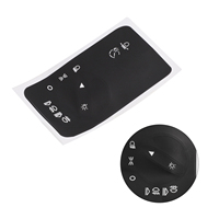 1pc Car Headlight Switch Control Frame Carbon Fiber Sticker High Grade Vinyl Decoration Decals For A3 8L 1996-2003