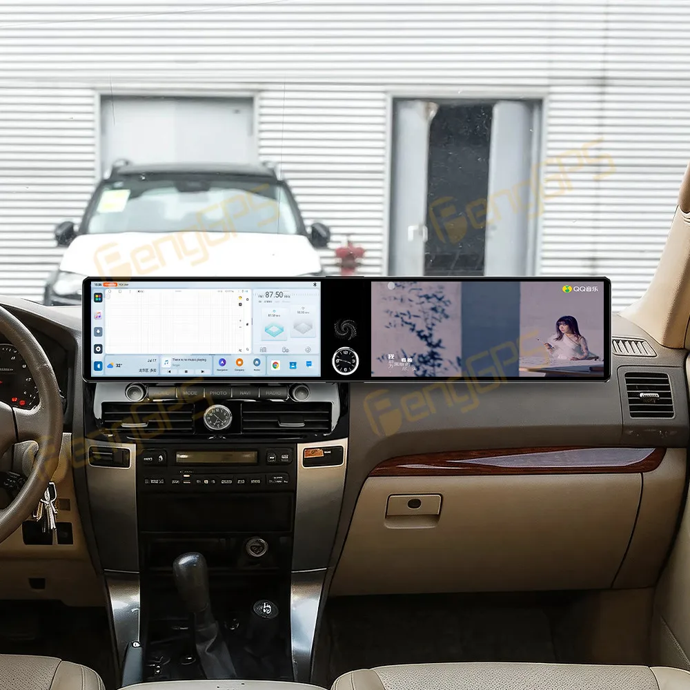 

24.6 Inch Screen Car Radio For Toyota Land Cruiser Prado 2003-2009 Android GPS Navigation Multimedia Stereo Receiver Head Unit