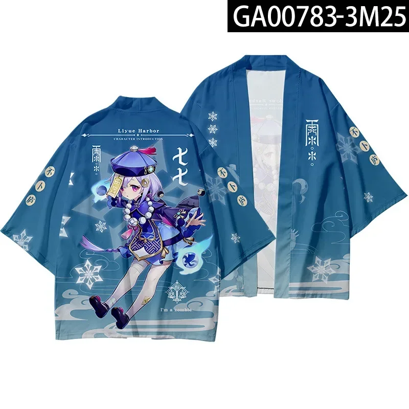 

Anime Game Genshin Impact Cosplay Klee Venti Cosutme Haori Cloak Impact Project Qiqi Cosplay Kimono Halloween Clothes XS-4XL