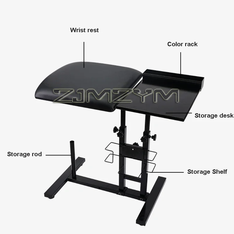 Tattoo Workbench Display Stand Removable Folding Splice Pad Arm Bracket Workbench