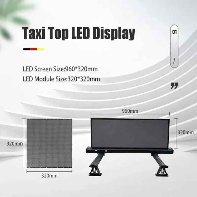 LED Flying Carpet DisplayRemote Control P5 Full-Color Display Sided Waterproof Sign CarSuitable For Any Scenario.