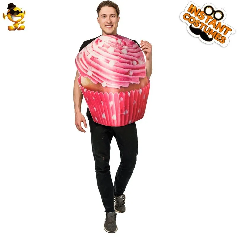   Copos de papel para bolo Ice Cr, tamanho adulto para loween Par, fantasia de baile, brincalhão, roupa de palco