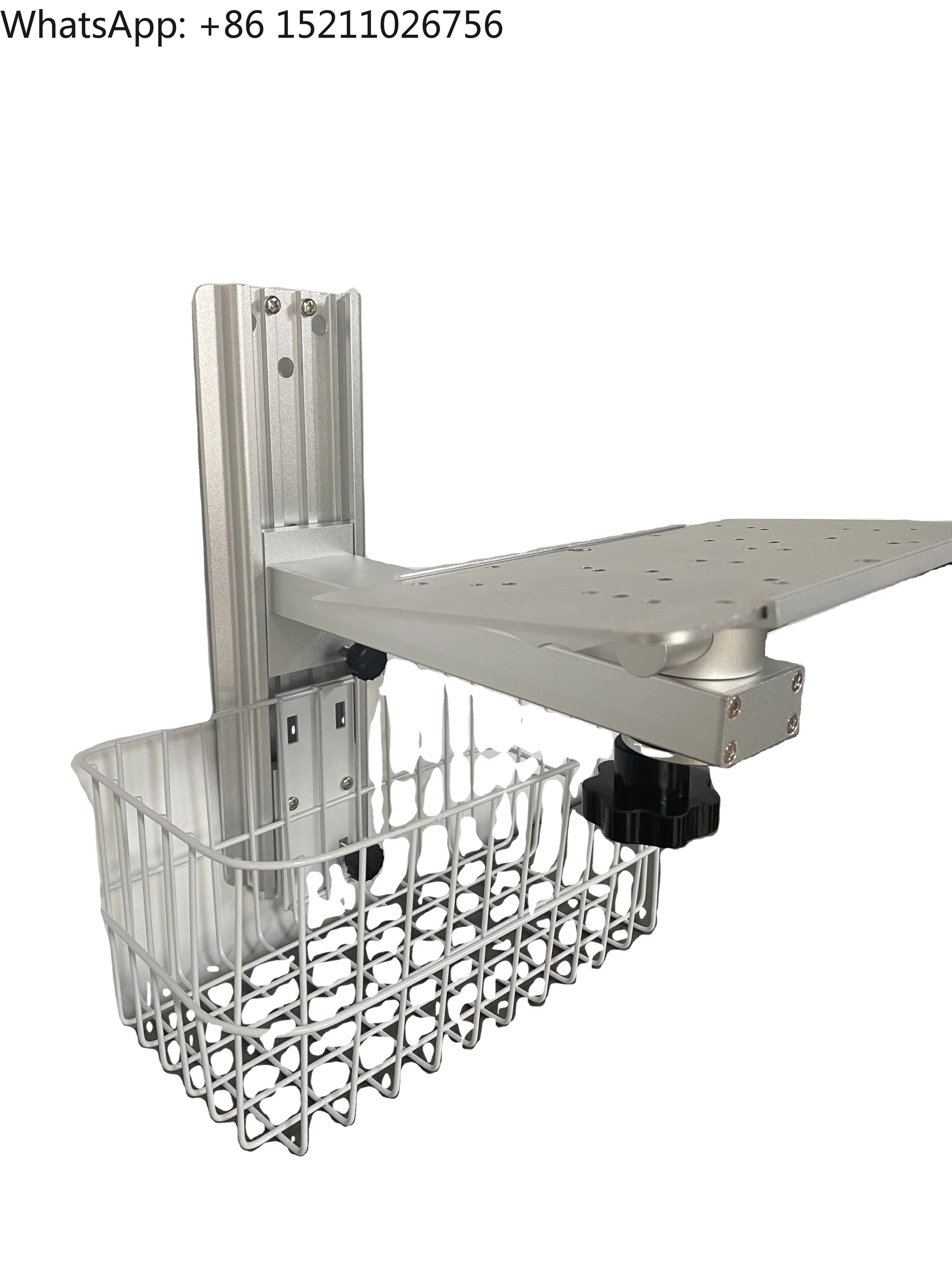 Best Selling RAINBOW PM-003 Adjustable - Bracket Wall Mount Stand Aluminium Shelves Square Basket Straight Arm Channel