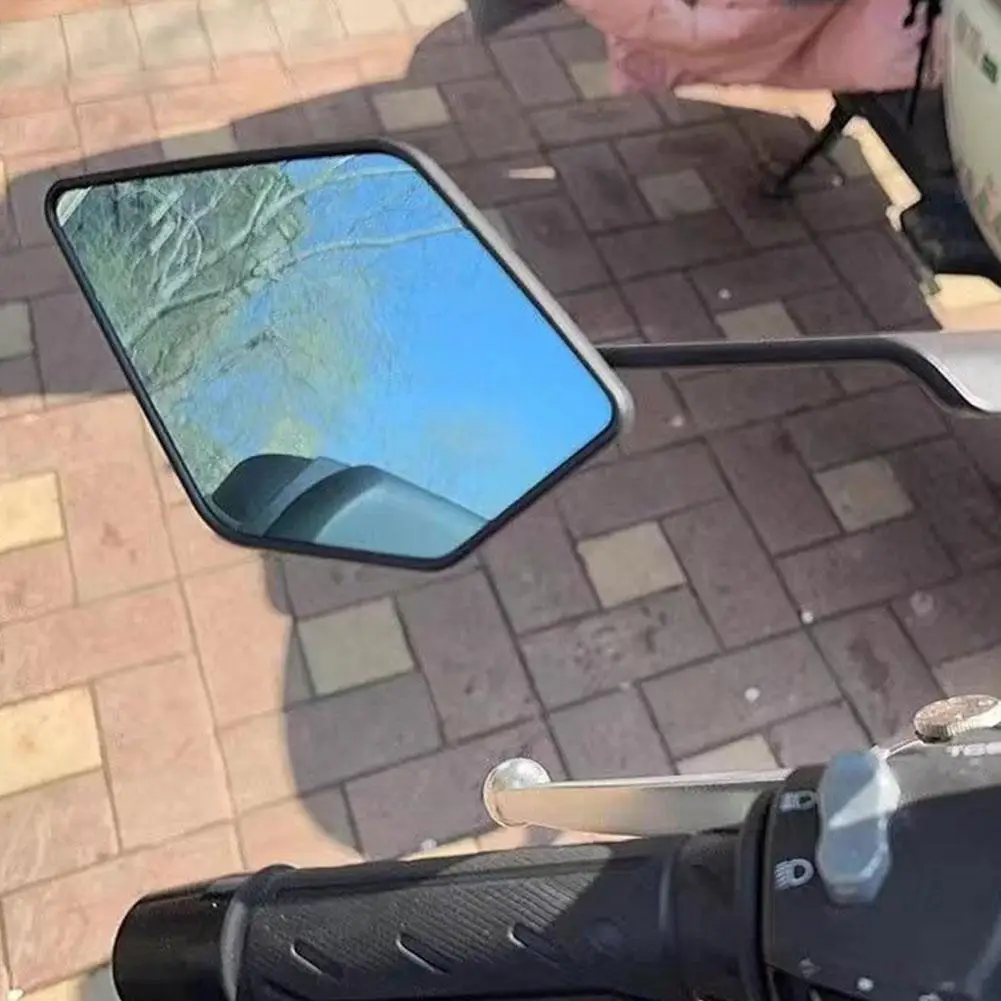 

Universal Motorcycle Wing Mirrors For NIU 9 Electric Bike Wide View Rearview Side Mirror LED Wing Rearview Mirror Adjustable