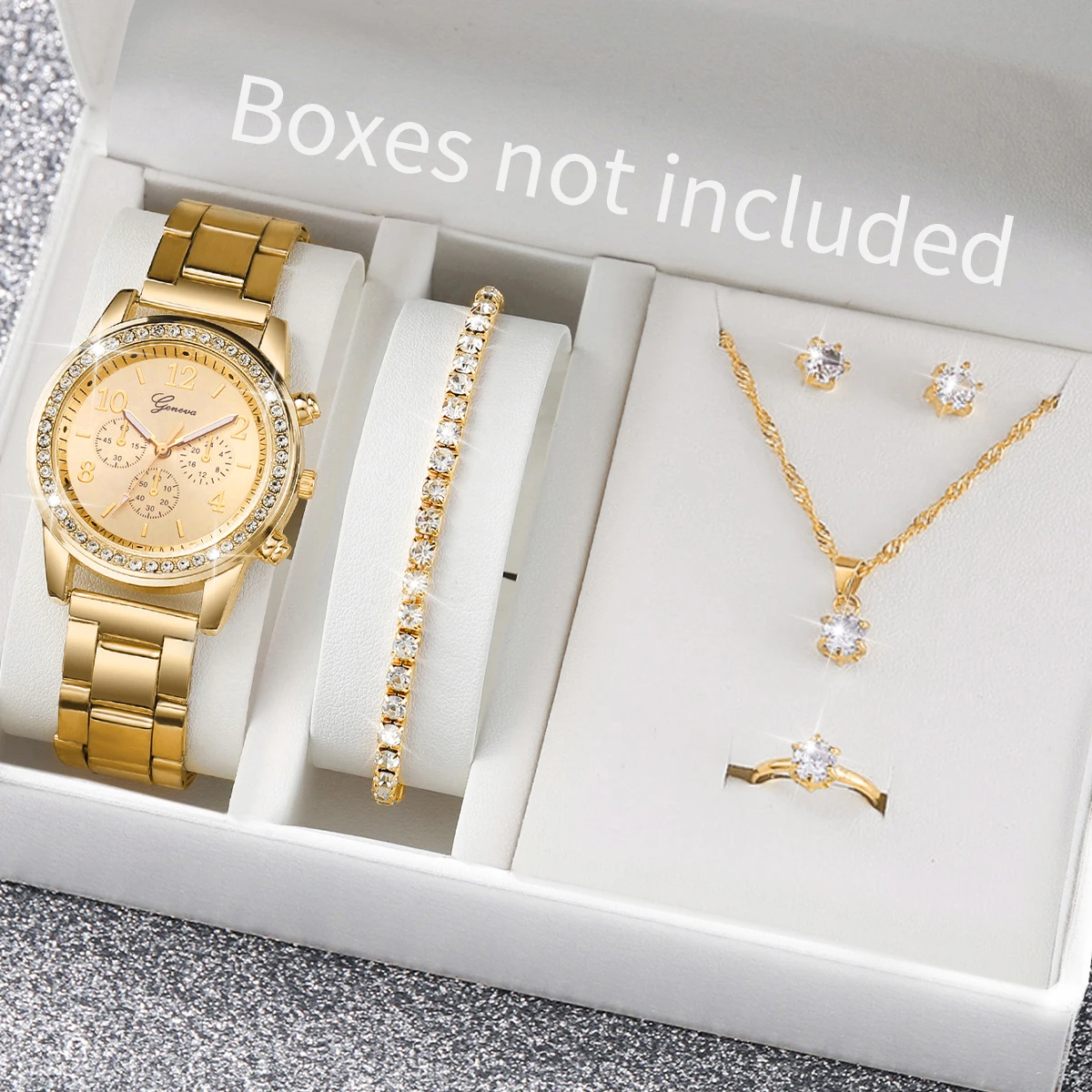 6 stks/set mode strass damesho - Jewelry Clasp Watches recensie en prijs