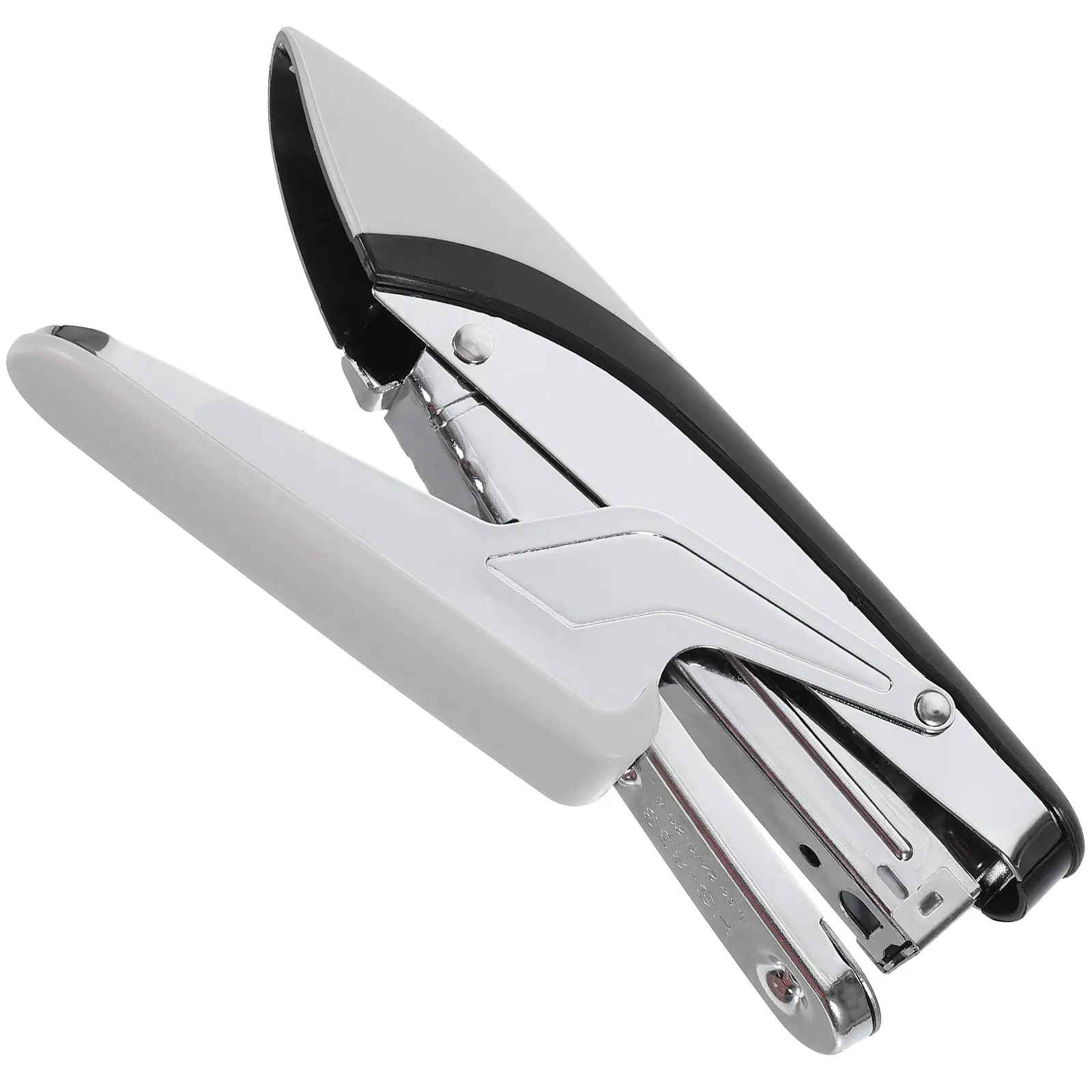 Heavy Duty Plier Stapler for 2- No-Jam Hand Grip Metal Stapler Office School Warehouse Use Plunger Style Book Sewer