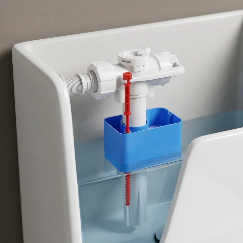 Toilets Cistern Filling Valve Concealed Side Inlet Valve Adjustable Water Level Water Tank Repair Accessories Water Supply Valve