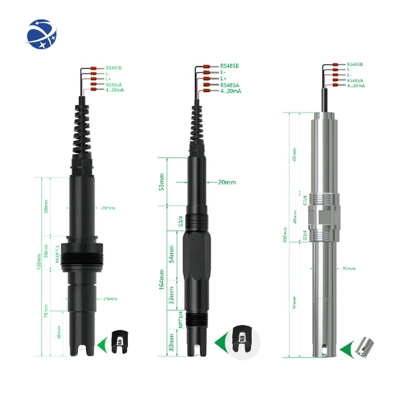 YUNYI Water Sensor Supplier Online Water Analyzer RS-485 MODBUS 4...20mA Salinity Sensor for Seawater Shrimps