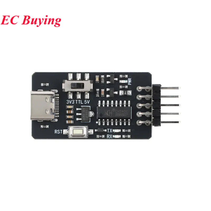 10 قطعة/1 قطعة CH340C STC ISP برنامج متحكم تلقائيا تنزيل وحدة مبرمج USB Type-C إلى UART لوحة المنفذ التسلسلي #5