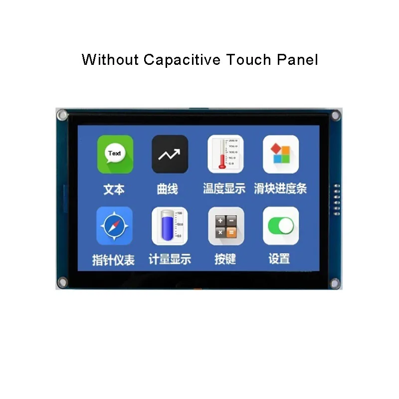 Vl- painel de toque capacicapacismart inteligente, tpolegadas, module, módulo de tela lcd