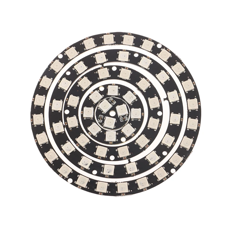 

WS2812B Individually Addressable Pixel Ring 1/3/7/8/12/16/24 LEDs WS2812 Built-in IC 5050 RGB LED Ring Module Led Light DC5V