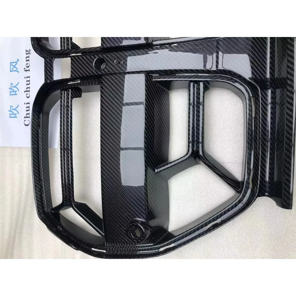 OEM Dry Carbon Fiber Parts Auto Front Bumper Grill with ACC for 2021-2024 BMW G80 M3 M4 G82 G83 CSL Style Front Grilles