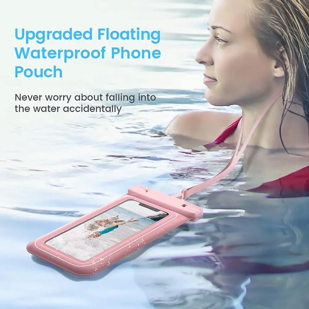 Upgrade Sponge Waterproof Phone Bag Universal Crossbody Swimming Surfing Storage Pouch For IPhone R0H6