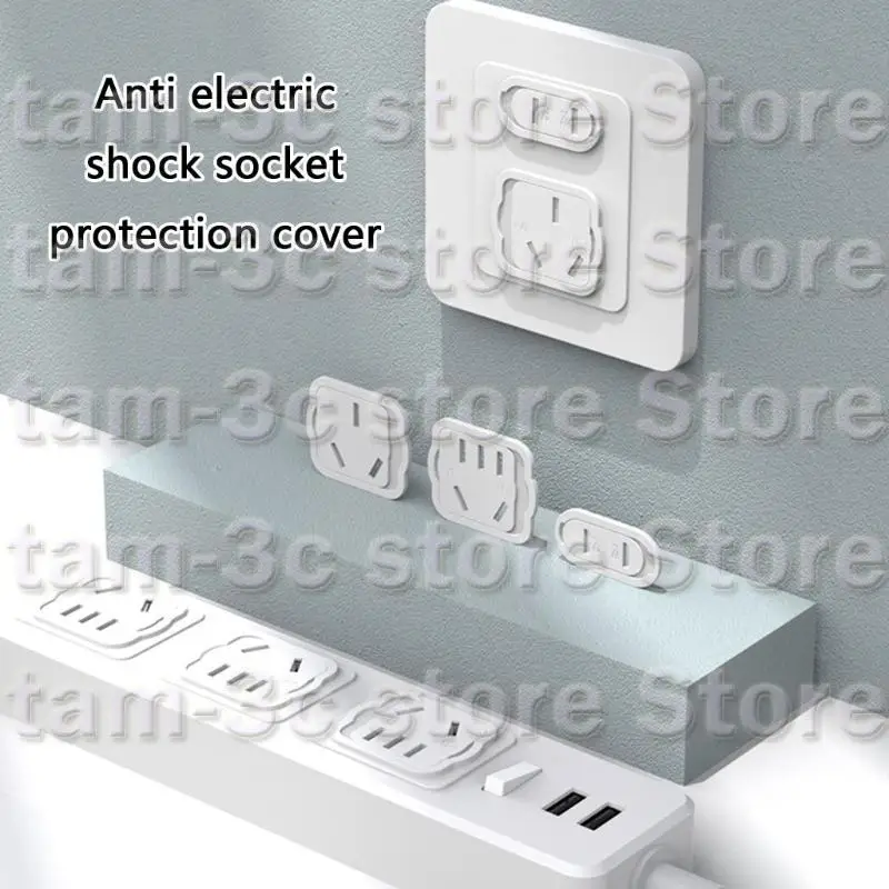 D0UA 4PCS A tomada segurança infantil cobre protetores plug plug -papo branco para uso doméstico e escritório