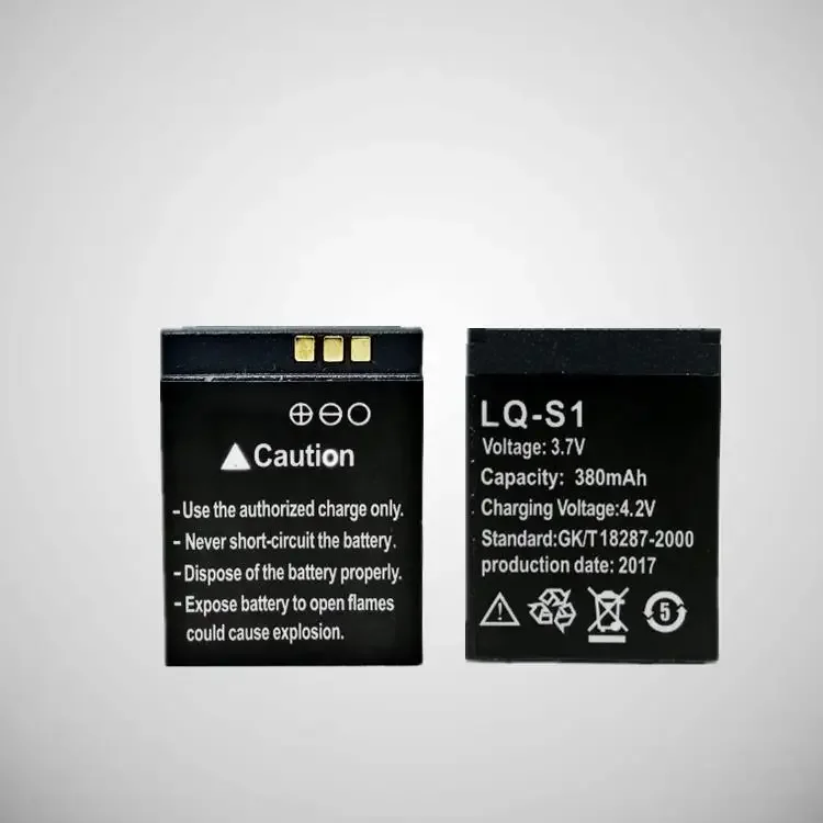 Slimme telefoonhorloge 3,7 V lithiumbatterij 380 mah grote capaciteit basisschoolkinderen GPS-positionering oplaadtelefoon