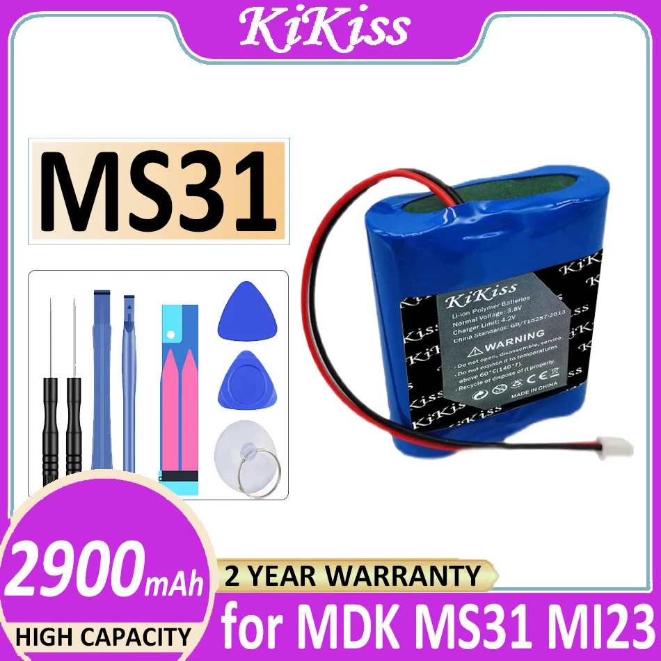 

Аккумулятор 2900mAh для MDK MS31 MI23 ICR18650 11,1 V Bateria