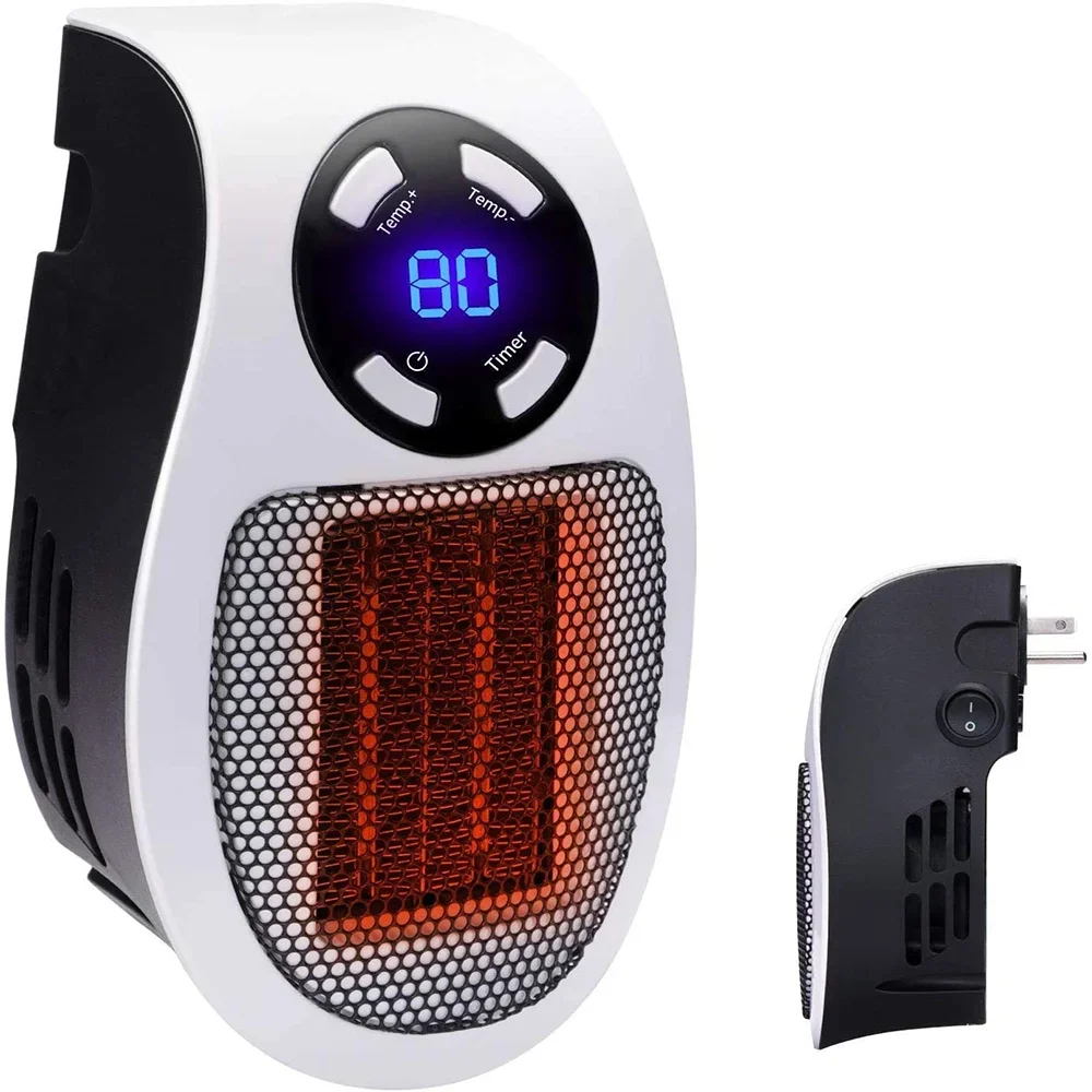 

500W Electric Heater Portable Fan Space Warmer - Desktop Household Wall Heating Stove