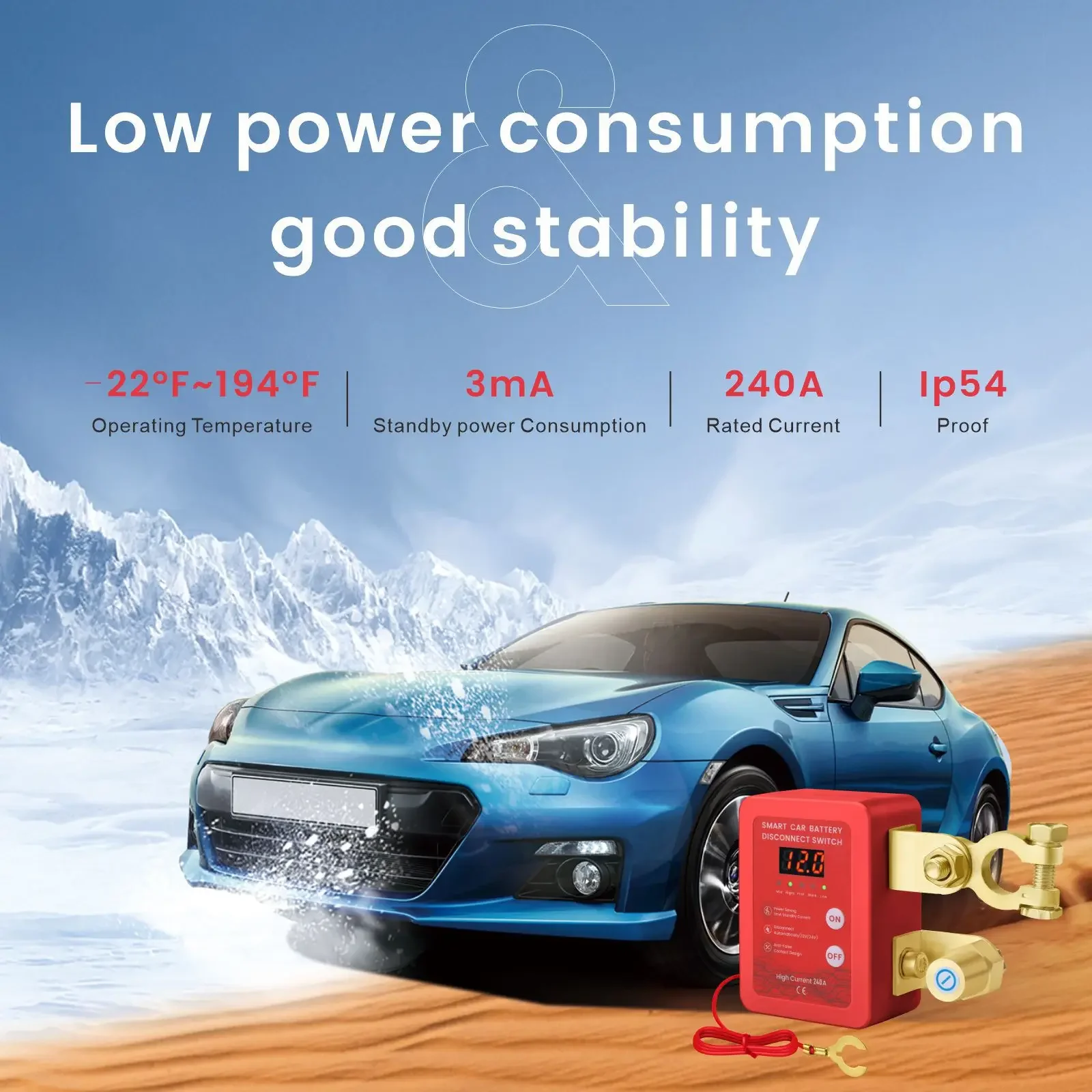 

12 В выключатель для автомобиля, дистанционный выключатель аккумулятора, умный выключатель напряжения, автомобильный аккумулятор для автомобиля, автофургона, квадроцикла, грузовика, лодки со светодиодом