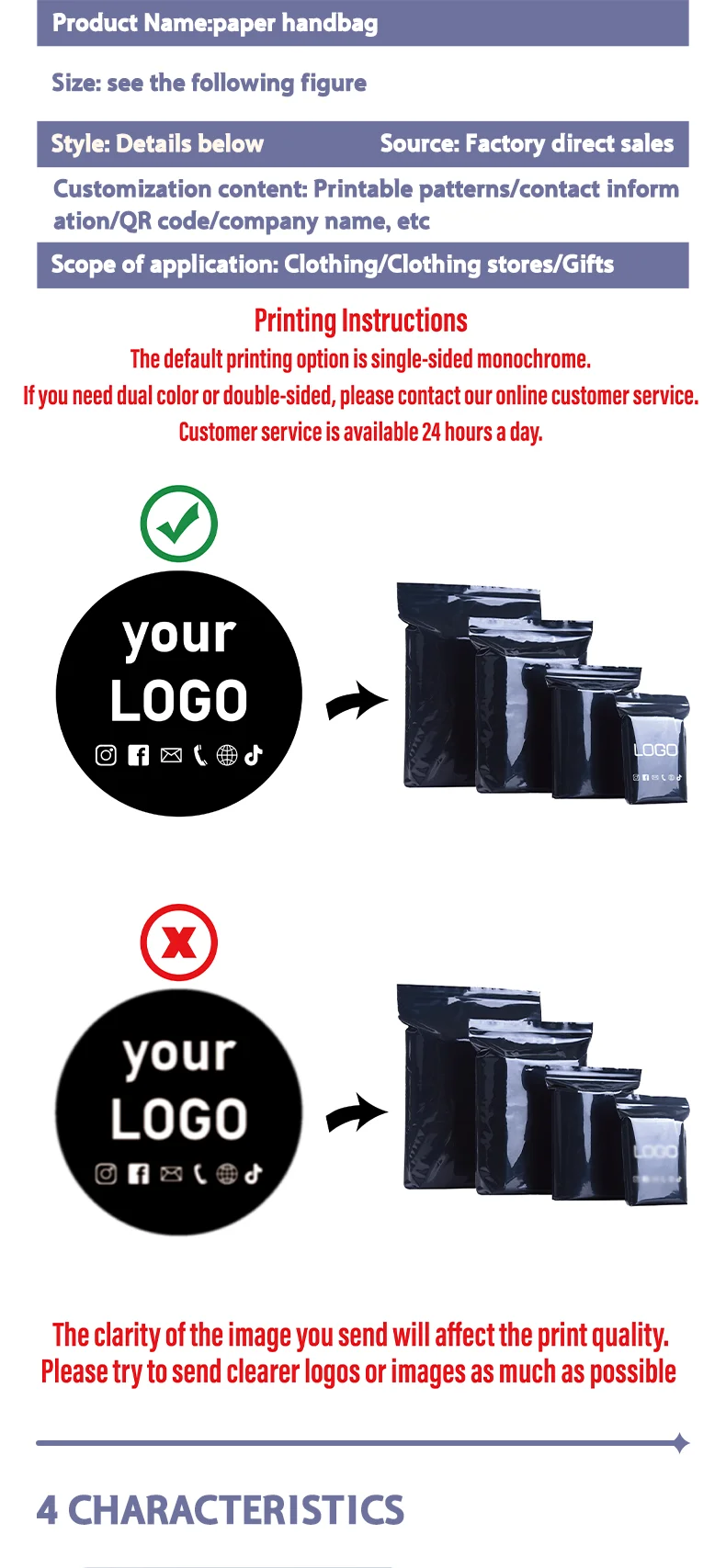 100 Stück schwarze selbstverschließende Beutel, lichtundurchlässige Beutel, lichtbeständige Beutel, Verpackungsbeutel, versiegelte Beutel, verdickte Verschlussbeutel – Detail 2