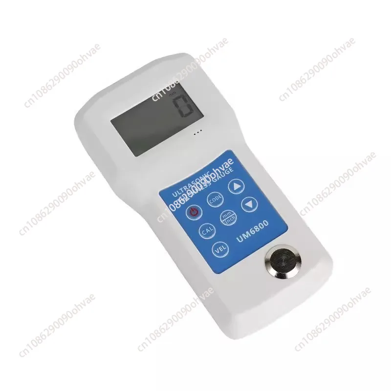 Bit Backlight LCD Ultrasonic Thickness Gauge Range 1-280mm For Zinc, PVC Pipe, Steel UM6800 4