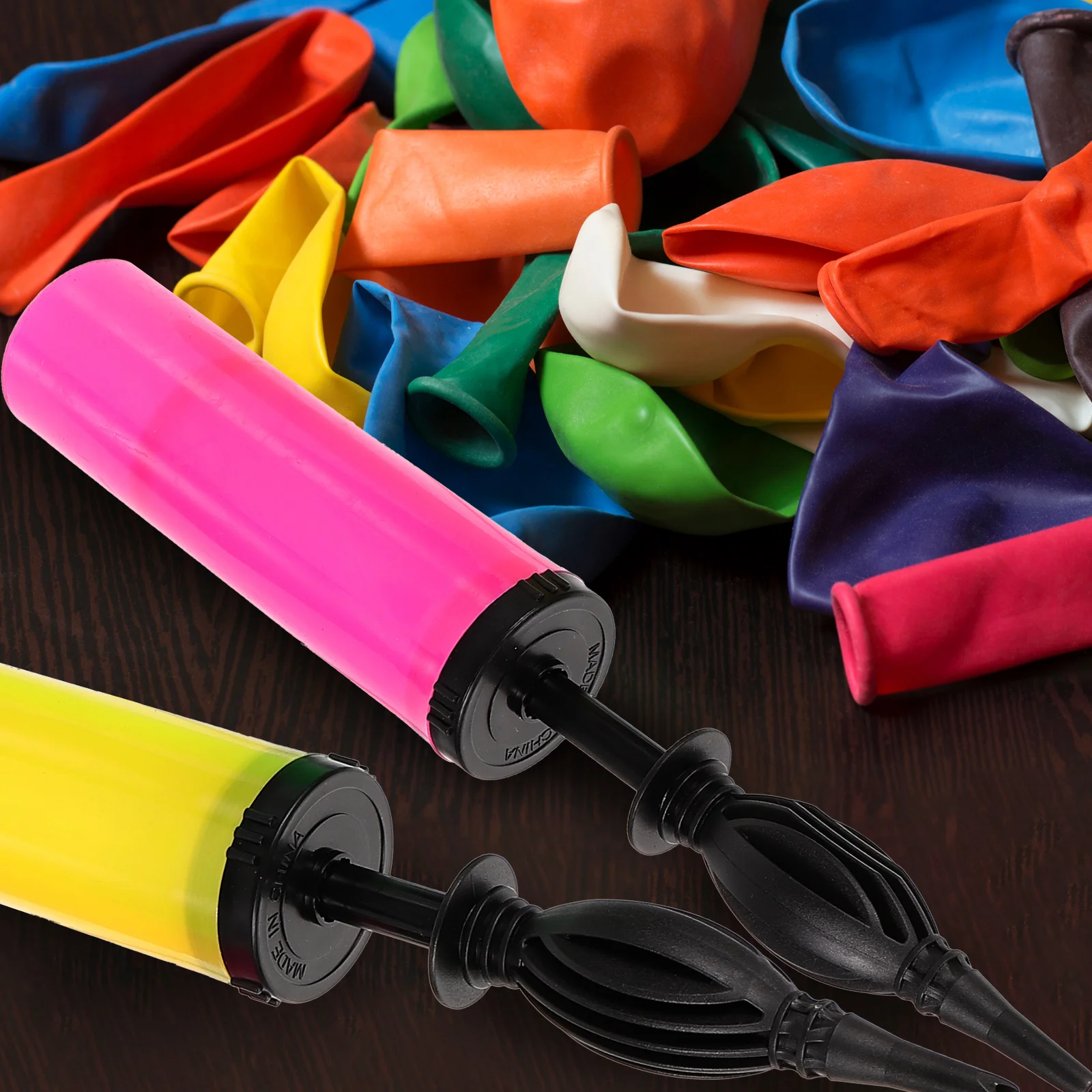 

3 Pcs Inflator Handle Pump Handheld Air for Balls Portable Balloon Plastic Basketball