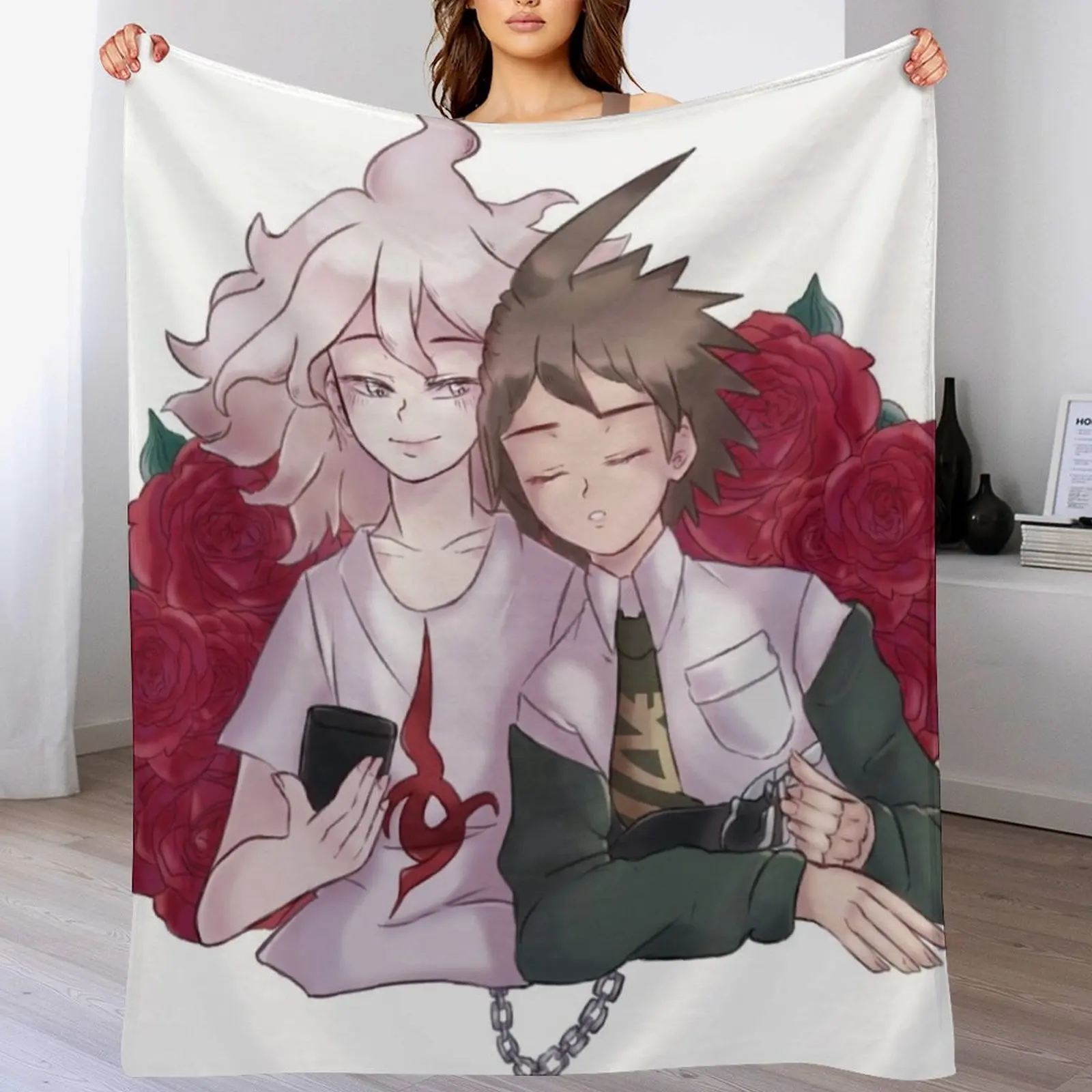 

KomaHina Danganronpa 2: Goodbye Despair Throw Blanket anime heavy to sleep Polar Soft Big Blankets
