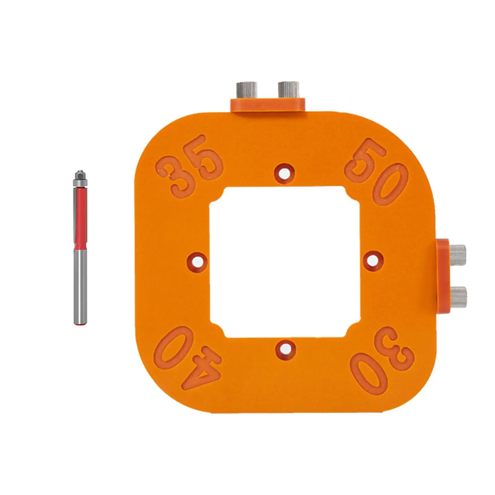 

Round Corner Radius Template Woodworking Tool Radius Jig Corner Positioning Template Lightweight 4 Sizes for Smooth Corner
