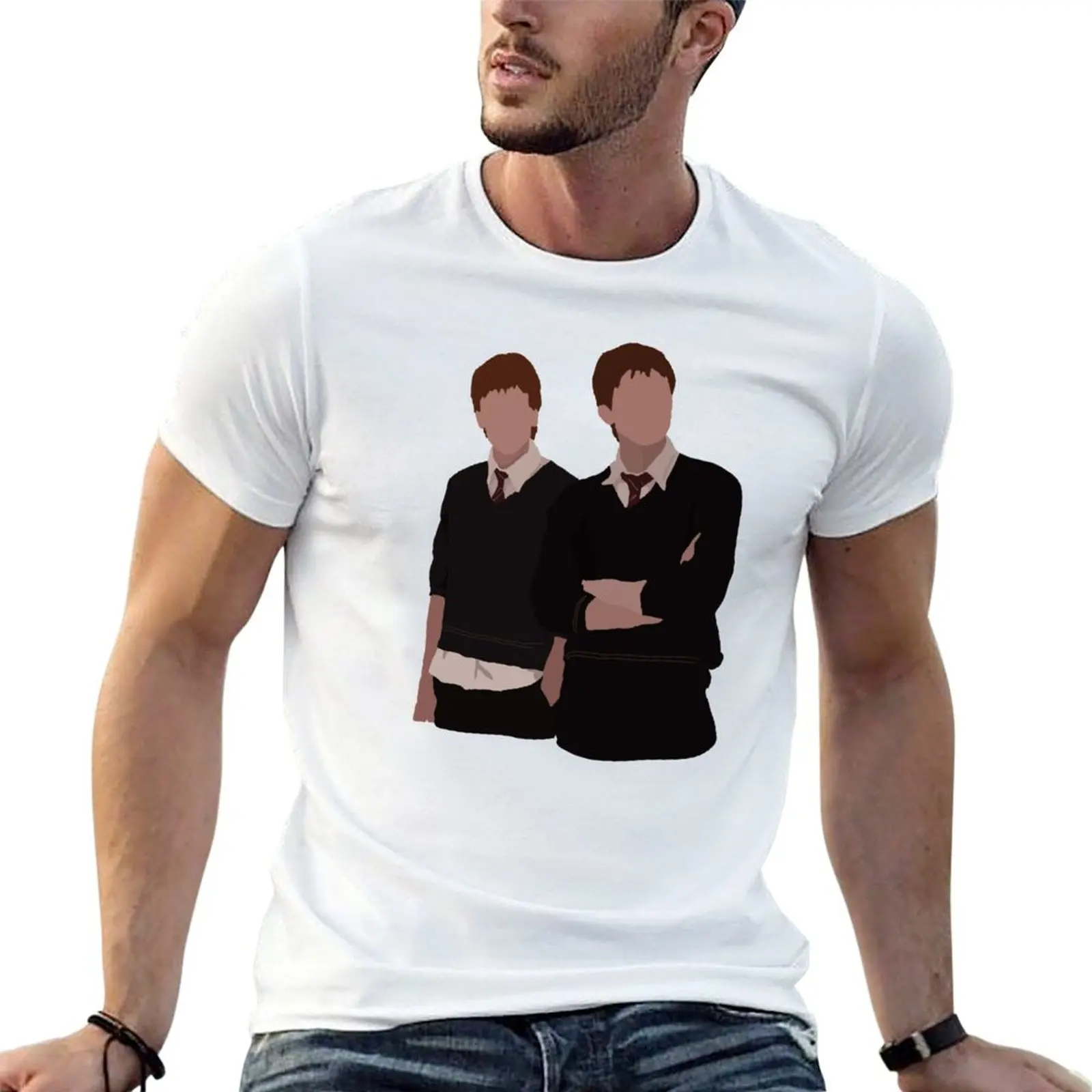 

custom Twins pack t cotton shirt shirt print Weasley t T-Shirt