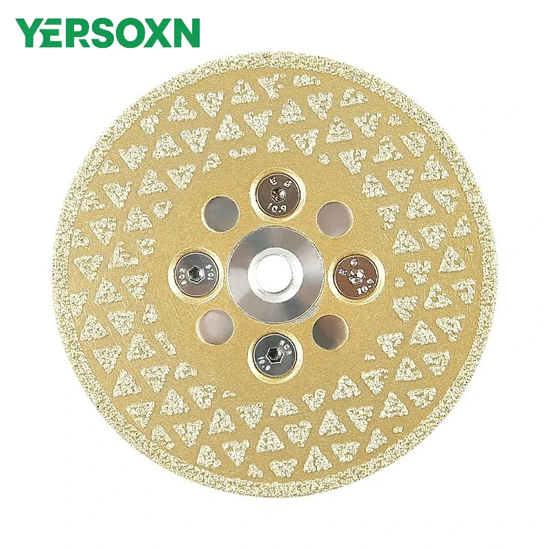 1PC M10 Vacuum Brazed Diamond Grinding Wheel Saw Blade Double Sided Cutting Disc For Sharpener Porcelain Tile Marble Granite