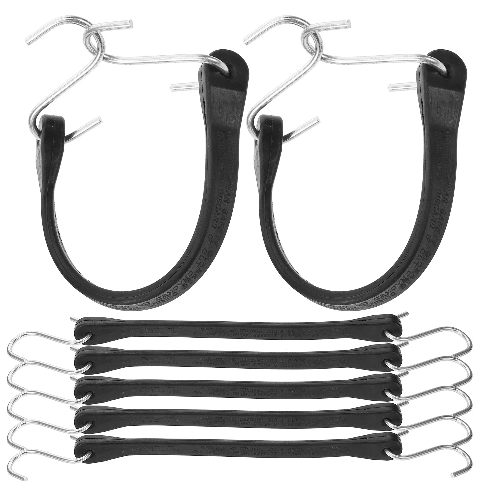 

10pcs Luggage Rubber Suitcase Straps Fixing Belts Adjustable Travel Suitcase Strap Outdoor Heavy Duty Strap For Bags