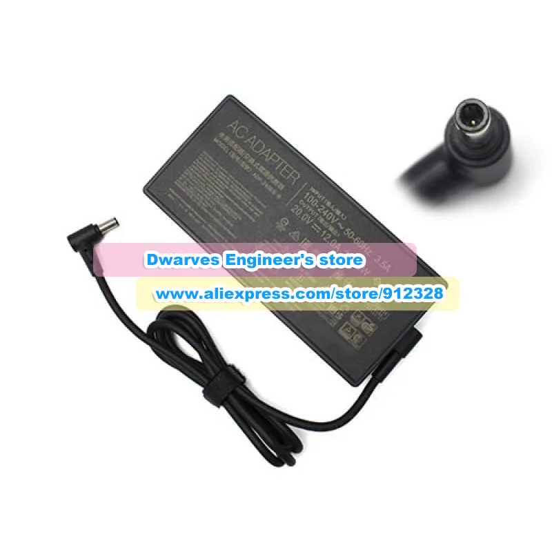 20V 12A 240W ADP-240EB B AC Adapter A20-240P1A Laptop Charger for ROG 15 GX550LXS RTX2080 TUF F17-FX707ZM Power Supply 6.0*3.5mm