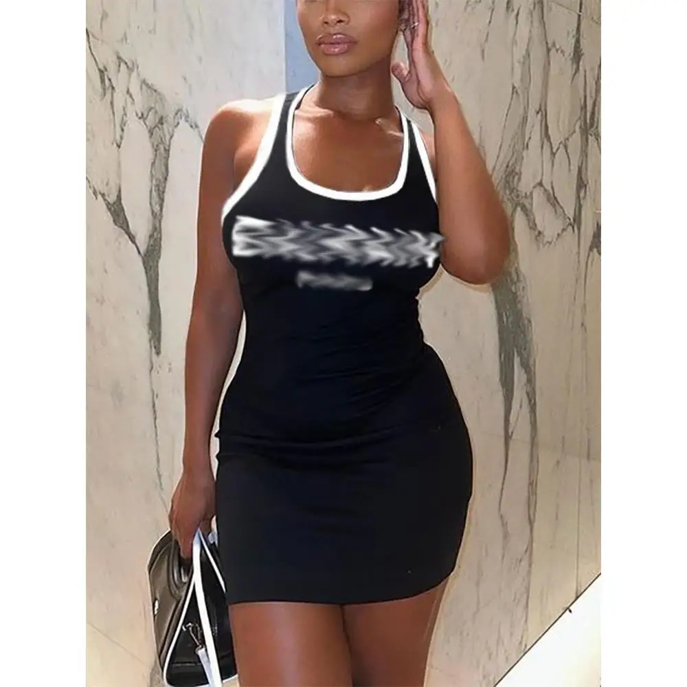 

Модный летний комплект: цветной жилет с принтом и юбка-карандаш, облегающий крой, из полиэстера, новинка, сексуальный стиль