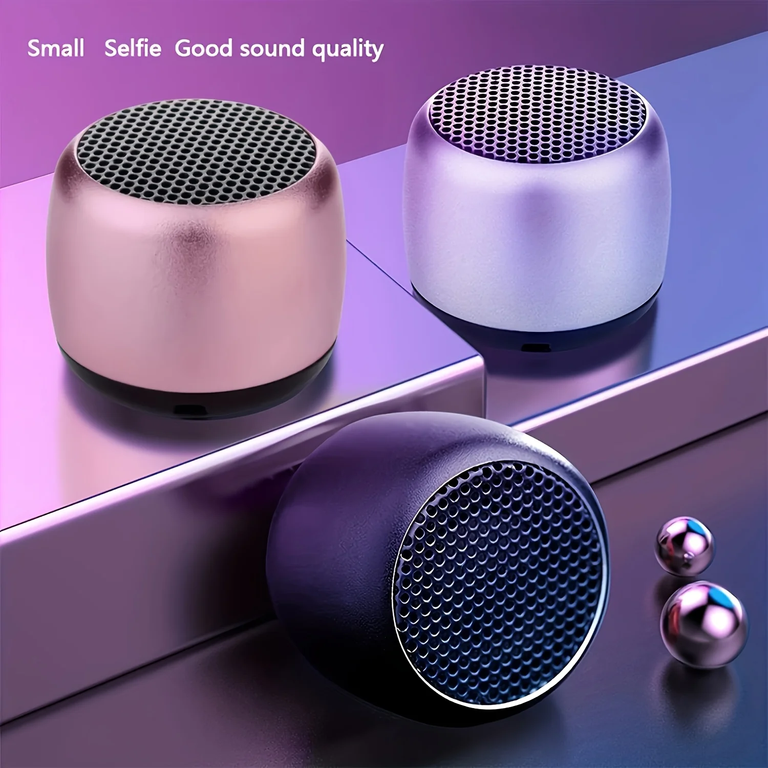 Portable M1 Mini Bluetooth Speaker Subwoofer‑Equipped, Small Powerful Bass Stereo HiFi Outdoor Sports Audio