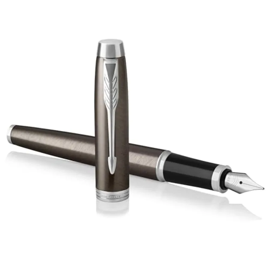 

IM Fountain Pen, Dark Espresso, Fine Nib with Blue Ink Refill 1931650