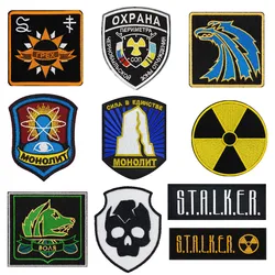 STALKER S.T.A.L.K.E.R. Fações Mercenários Loners Atomic Power Badge Patch Team Morale Tactics Militar