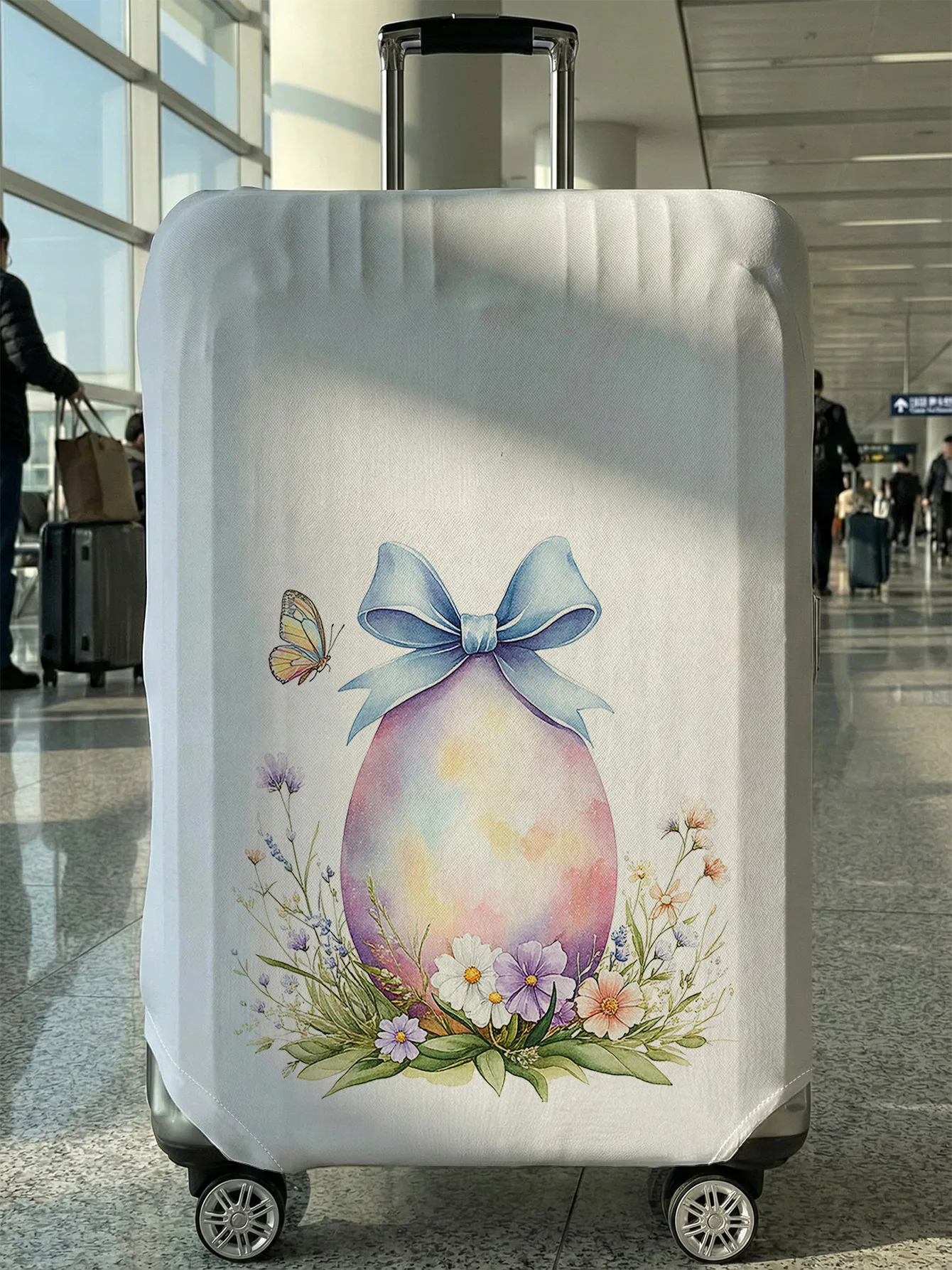

Easter egg bow luggage protection cover, suitable for 18-32 inch luggage covers, luggage handle gloves, travel accessories