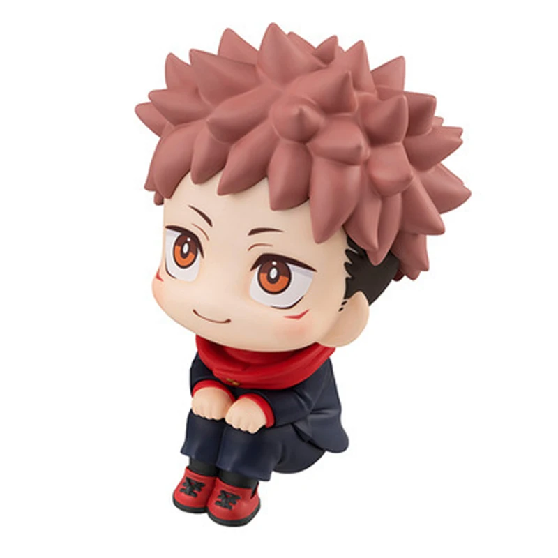 Figuras de acción de Jujutsu Kaisen para niños, juguetes de Anime Satoru, Gojo, Itadori, Yuji, Megumi, posición sentada, modelo de 10cm, regalo