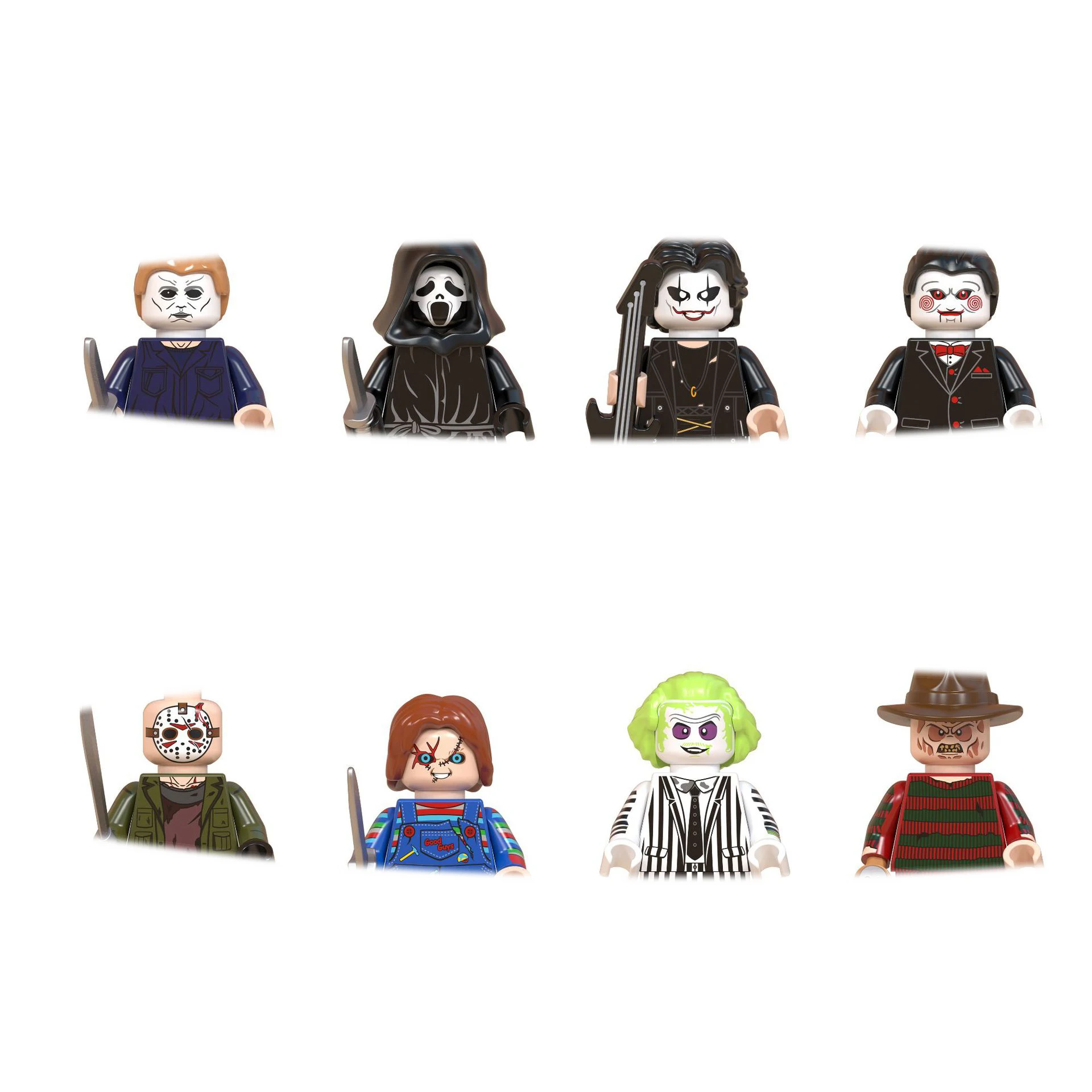 شخصية فيلم رعب هالوين ، مجموعة من 8 أجزاء ، شخصيات فيلم رعب ، جيمس تشاكى