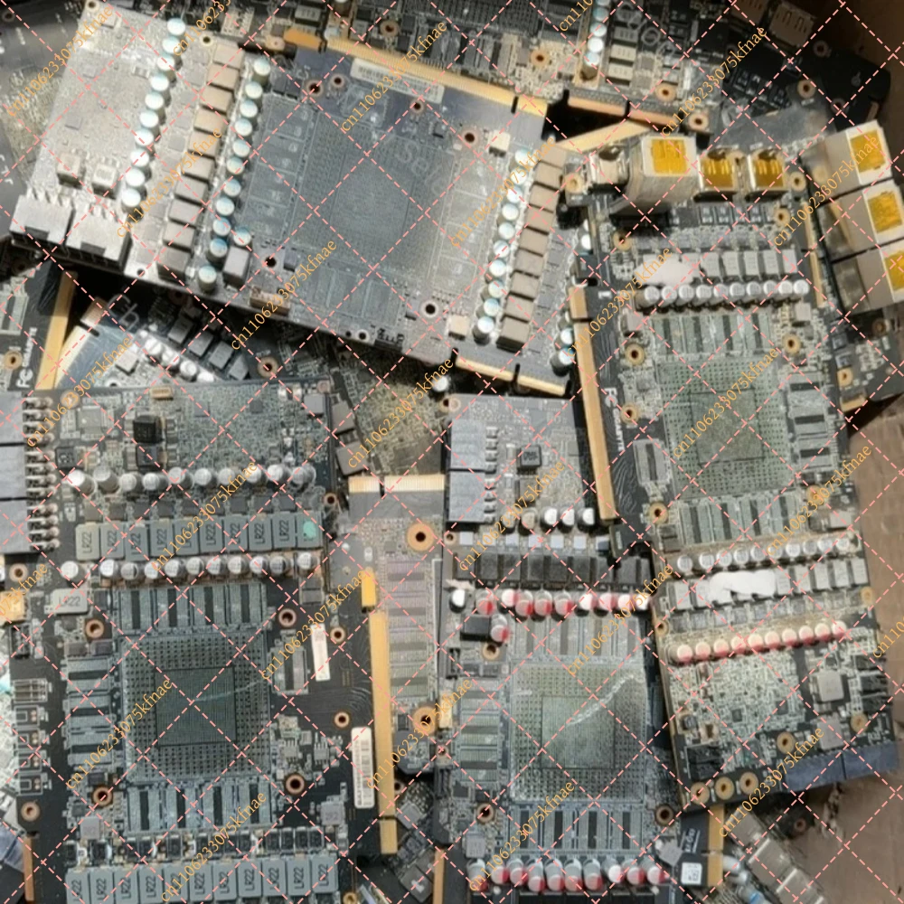 Random Disassembled RTX 4090/5090 PCB Material Board - Broken/Scrap Graphics Card Parts - Sold As-Is for DIY Projects