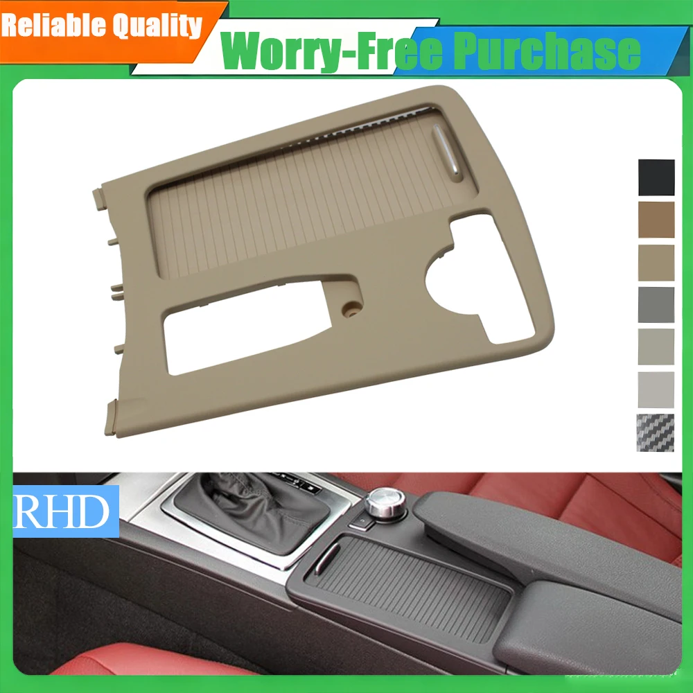 For Mercedes Benz W204 C Class C180 C200 C300 W207 E W212 E260 E300 RHD Car Interior Drink Water Cup Holder Shutter Cover Trim