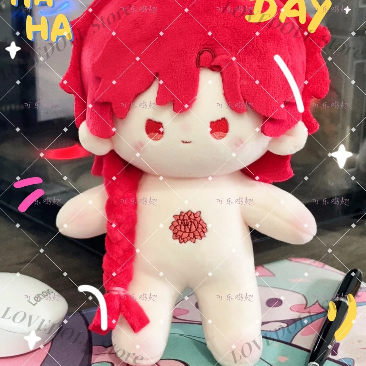 

Link Click Felix vein Charles Lucas Jo Xavier Game Kawaii Cosplay Soft Cotton Doll Body Anime DIY Dress Up Clothes Toy Figure