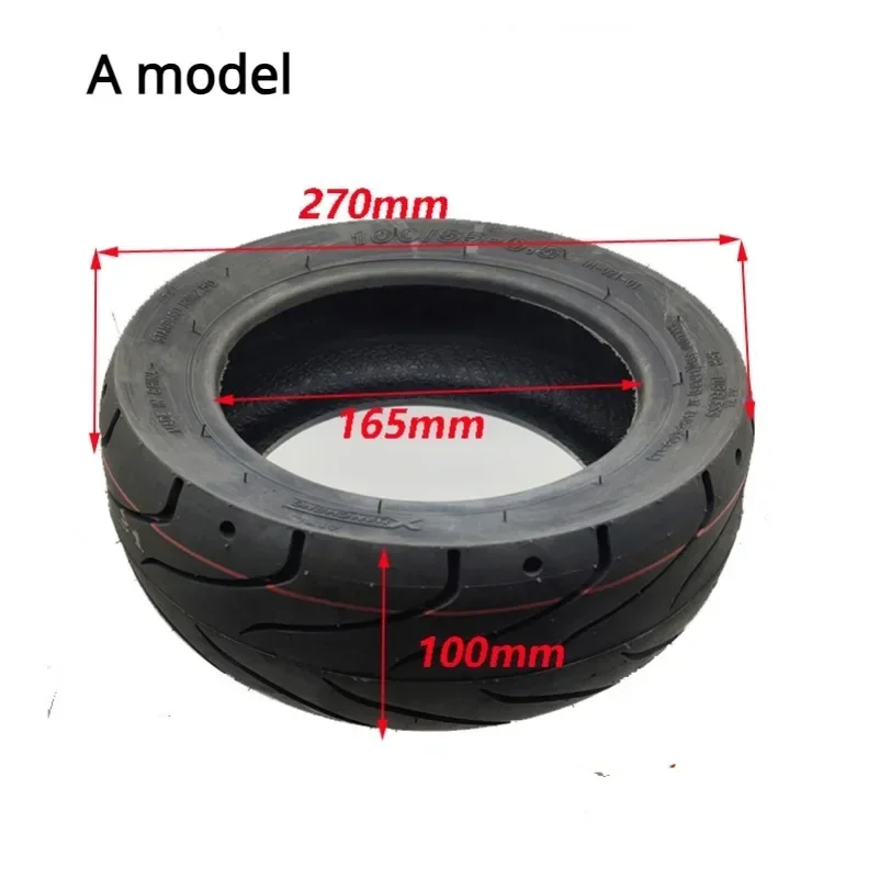 Tubeless Tire hickened Wear-resistant Vacuum Tyre with Air Valve for Electric Scooter100/65-6.5