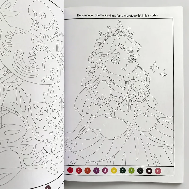 Kinder-Malbuch, 48 Seiten mit Farbenfrohen Illustrationen und Anleitungen, Interaktives Aktivitäts-Malbuch – Detail 5