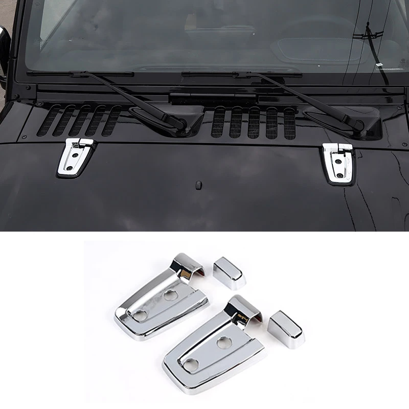 For Baic BJ40 Plus Ickx K2 2014-2022 Cover Hinge Hood Rubber Head Decorative Sticker Accessories for Vehicles