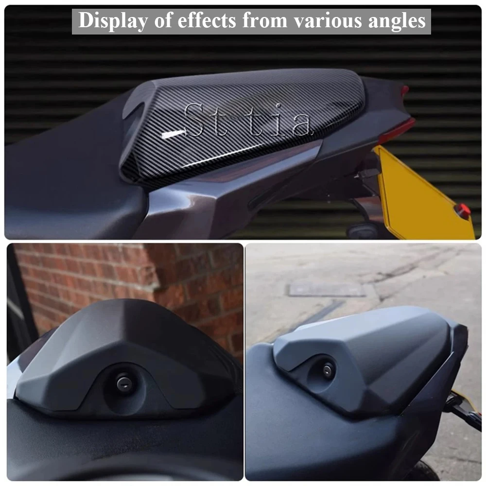 Para YAMAHA MT-09 SP MT09 cubierta de asiento trasero de pasajero carenado capó de asiento fibra de carbono mt09 sp 2024 2025 nuevos accesorios de motocicleta