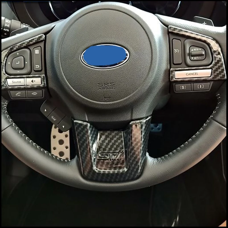 

Декоративная накладка на кнопку рулевого колеса салона автомобиля для Subaru 2016-2018 Forester/2016 2017 XV/2015-2017 Outback